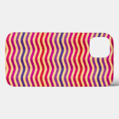 Coques Case-Mate iPhone Arrière - plan avec rayures dans rétro 3 (Verso (horizontal))