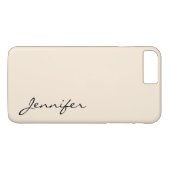Coques Case-Mate iPhone Arrière - plan blanc antique (Dos (Horizontal))