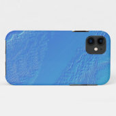 Coques Case-Mate iPhone Arrière - plan bleu (Dos (Horizontal))