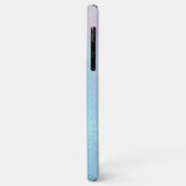 Coques Case-Mate iPhone Arrière - plan bleu clair irredécent (Dos/Gauche)