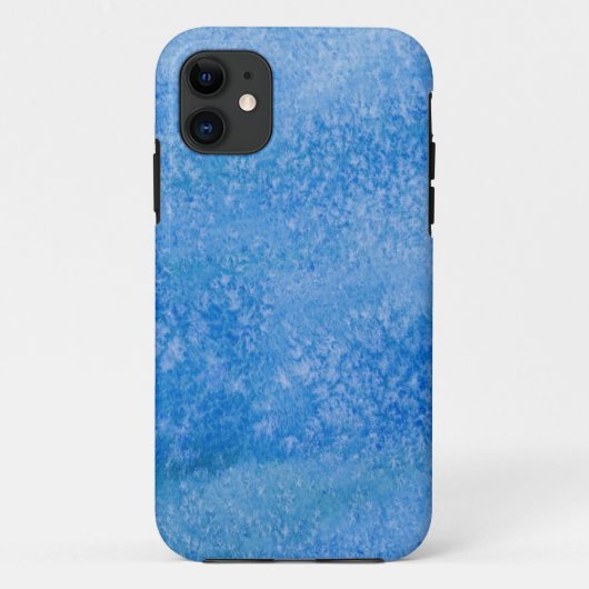 Coques Case-Mate iPhone Arrière - plan bleu d'aquarelle (Dos)