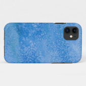 Coques Case-Mate iPhone Arrière - plan bleu d'aquarelle (Dos (Horizontal))
