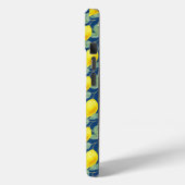 Coques Case-Mate iPhone Arrière - plan BLEU LEMON FRUITS (Verso / Gauche)