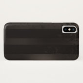 Coques Case-Mate iPhone Arrière - plan brun rayé Steampunk (Dos (Horizontal))