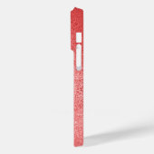 Coques Case-Mate iPhone Arrière - plan chatoyant rouge irisé (Verso / Gauche)