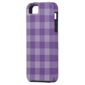 Coques Case-Mate iPhone Arrière - plan checkered violet (Dos gauche)
