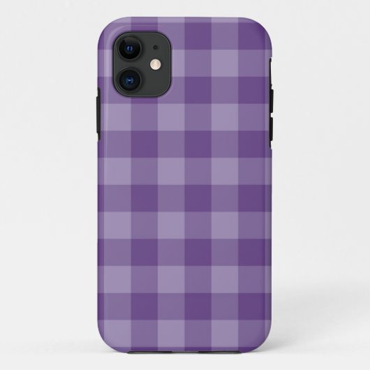 Coques Case-Mate iPhone Arrière - plan checkered violet (Dos)
