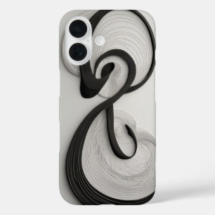 Coques iPhone 16 Arrière-plan circulaire