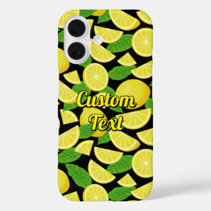 Coques iPhone 16 Arrière - plan citron