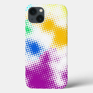 Etui iPhone 13 Arrière - plan coloré tramé aléatoire