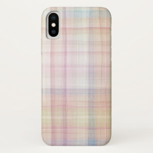 Coque iPhone X Arrière - plan conçu d'art d'aquarelle, texture