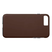 Coques Case-Mate iPhone arrière - plan couleur Brown personnalisable (Dos (Horizontal))