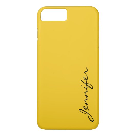 Coques Case-Mate iPhone Arrière - plan couleur citron profond (Dos)