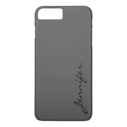 Coques Case-Mate iPhone Arrière - plan couleur gris Davy (Dos)