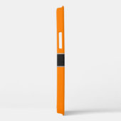 Coques Case-Mate iPhone Arrière - plan couleur monogramme orange (SAE-ECE) (Verso / Droite)