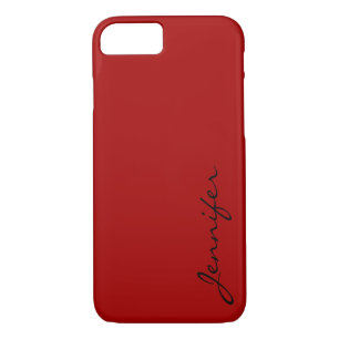 Case-Mate iPhone Case Arrière - plan couleur rouge pomme bonbon foncé