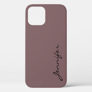 Case-Mate iPhone Case Arrière - plan couleur taupe profonde