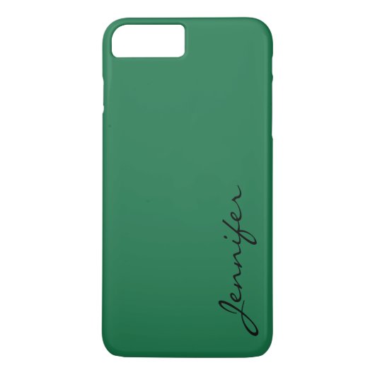 Coques Case-Mate iPhone Arrière - plan couleur vert foncé (Dos)