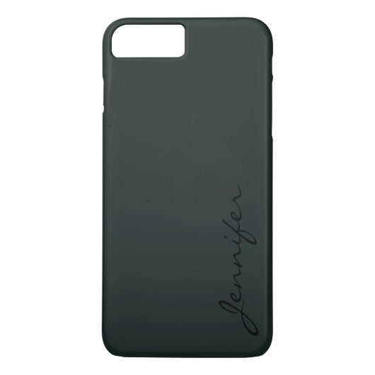 Coques Case-Mate iPhone Arrière - plan couleur vert jungle foncé (Dos)