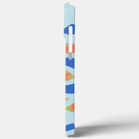 Coques Case-Mate iPhone Arrière - plan cubiste moderne (Verso / Gauche)