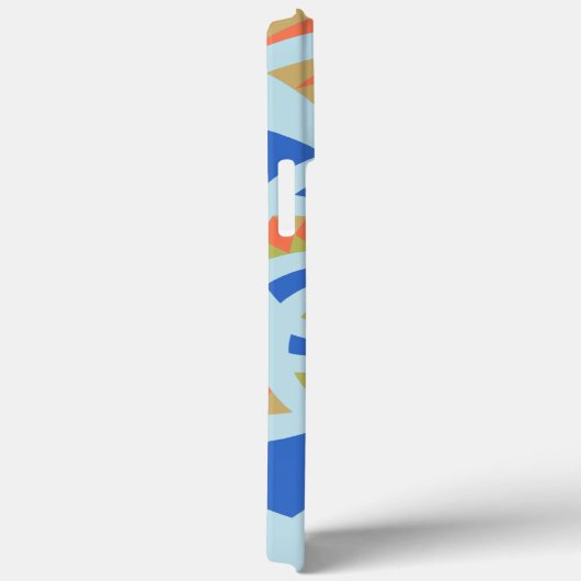 Coques Case-Mate iPhone Arrière - plan cubiste moderne (Verso / Droite)