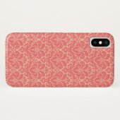 Coques Case-Mate iPhone arrière - plan damassé de style baroque (Dos (Horizontal))