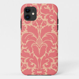Coque Case-Mate Pour iPhone arrière - plan damassé de style baroque