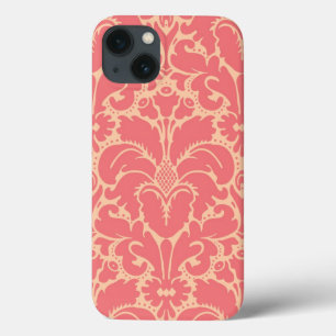 Etui iPhone 13 arrière - plan damassé de style baroque