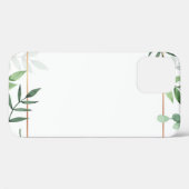 Coques Case-Mate iPhone Arrière - plan d'aquarelle feuille du cadre (Verso (horizontal))