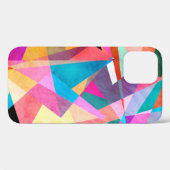 Coques Case-Mate iPhone Arrière - plan d'aquarelle géométrique couleur Abs (Verso (horizontal))