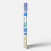 Coques Case-Mate iPhone arrière - plan d'aquarelle peint Abstrait. (Verso / Droite)