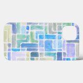 Coques Case-Mate iPhone arrière - plan d'aquarelle peint Abstrait. (Verso (horizontal))