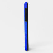 Coques Case-Mate iPhone Arrière - plan d'art Abstrait Blue Fire (Dos/Gauche)