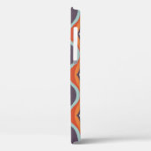 Coques Case-Mate iPhone Arrière - plan d'art moderne du milieu du siècle. (Verso / Gauche)