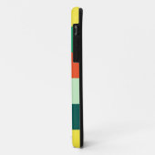 Coques Case-Mate iPhone Arrière - plan de bandes (jaune, orange, vert, ble (Dos/Gauche)