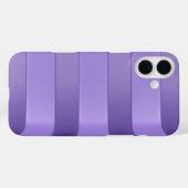 Coques Case-Mate iPhone Arrière - plan de bandes violettes (Verso (horizontal))