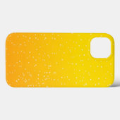 Coques Case-Mate iPhone Arrière-plan de bière Lager avec de minuscules bul (Verso (horizontal))