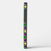 Coques Case-Mate iPhone Arrière - plan de bijoux Mardi Gras (Verso / Gauche)