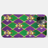 Coques Case-Mate iPhone Arrière - plan de bijoux Mardi Gras (Dos (Horizontal))