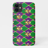 Coques Case-Mate iPhone Arrière - plan de bijoux Mardi Gras (Dos)