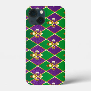 Case-Mate iPhone Case Arrière - plan de bijoux Mardi Gras