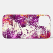 Coques Case-Mate iPhone Arrière - plan de blocs Abstraits foncés (Verso (horizontal))