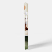 Coques Case-Mate iPhone Arrière - plan de bois de texte personnalisé de ph (Verso / Gauche)