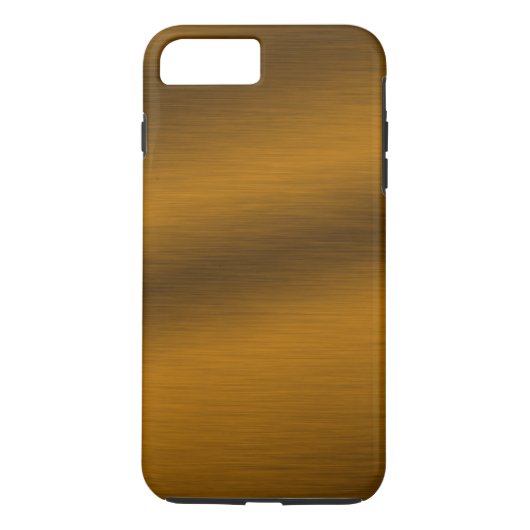 Coques Case-Mate iPhone Arrière - plan de bronze brossé Faux (Dos)