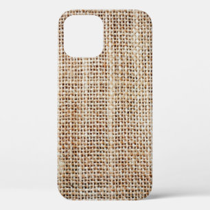 Case-Mate iPhone Case Arrière - plan de burlap hessian