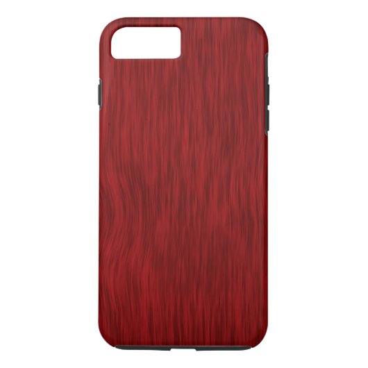 Coques Case-Mate iPhone Arrière - plan de céréales en bois brut - Rouge (Dos)