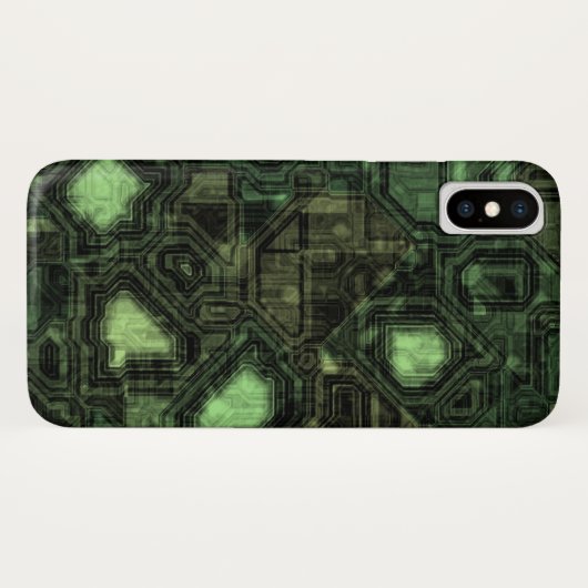 Coques Case-Mate iPhone Arrière - plan de circuit d'ordinateur (Dos (Horizontal))