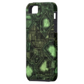 Coques Case-Mate iPhone Arrière - plan de circuit d'ordinateur (Dos gauche)