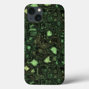 Etui iPhone 13 Arrière - plan de circuit informatique