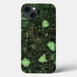 iPhone 13 Case Arrière - plan de circuit informatique